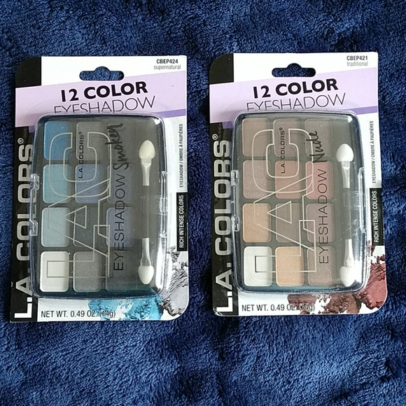 NIB Lot x2 L.A. Colors 12 Color Eyeshadow Palette - Picture 6 of 6